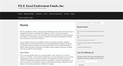 Desktop Screenshot of pefisrael.org