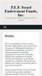 Mobile Screenshot of pefisrael.org