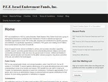 Tablet Screenshot of pefisrael.org